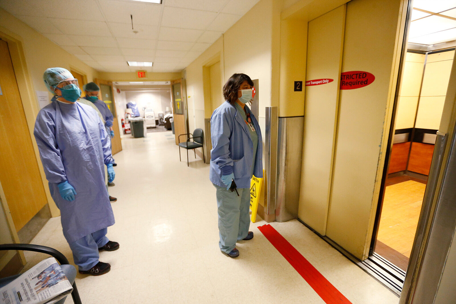 Inside a Covid-19 floor: St. Joseph Campus